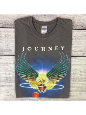 Vintage 2000s Journey Classic Rock Graphic Band T-shirt
